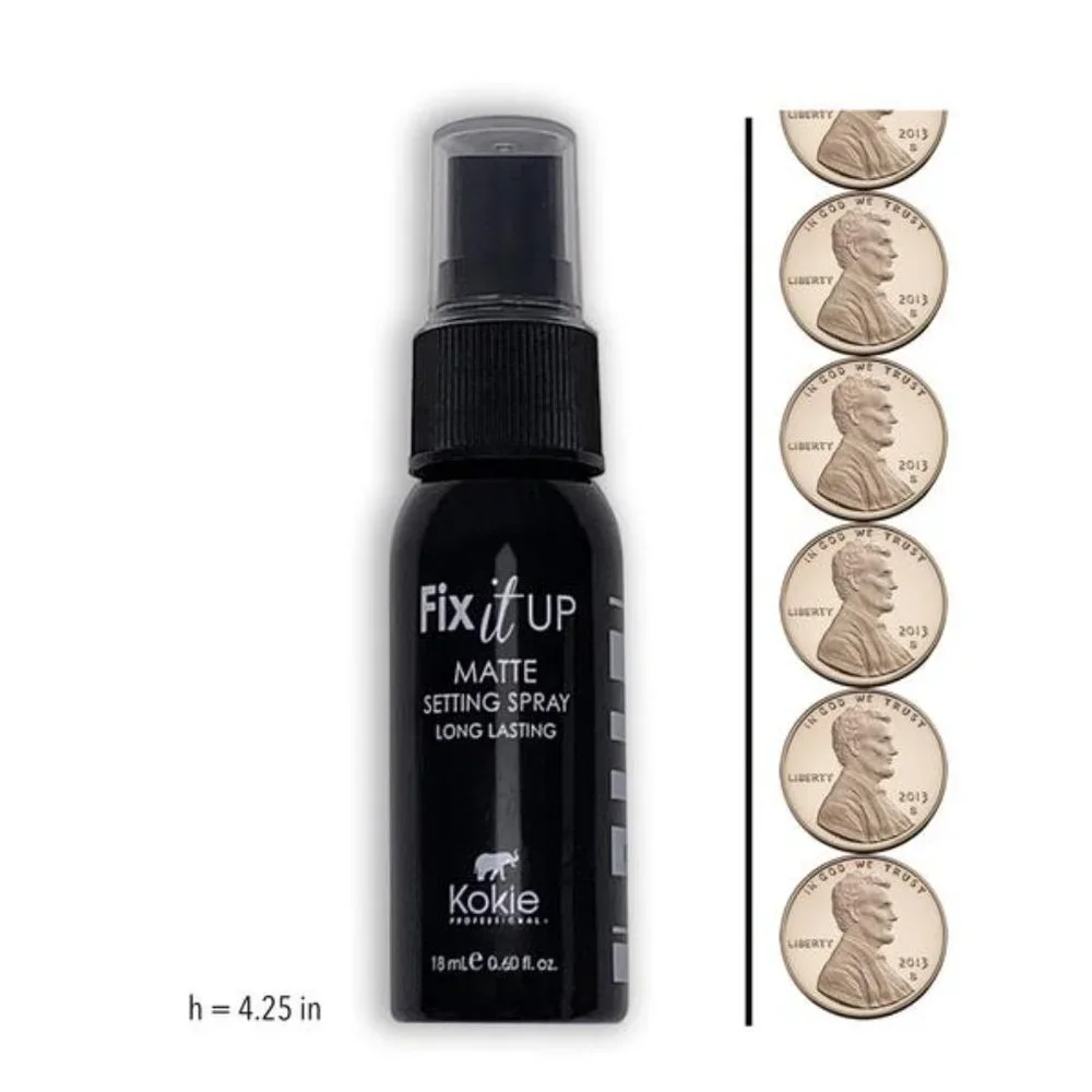 KOKIE COSMETICS Mini Fix It Up Setting Spray Travel Size Brand New